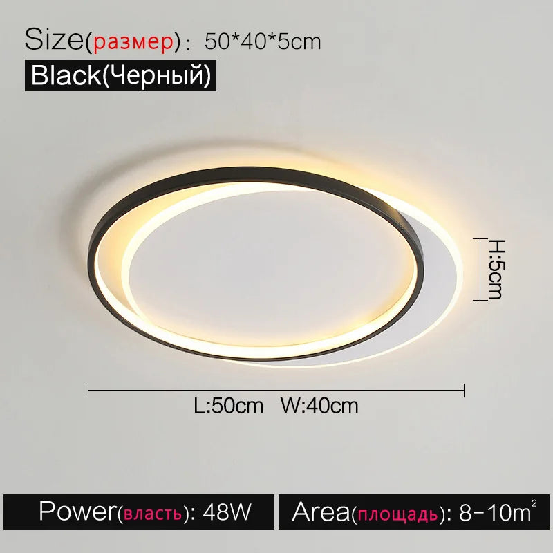 DecorBites™ LED Ceiling Lamp Set - Modern Minimalist Nordic Bedroom Living Room Lighting