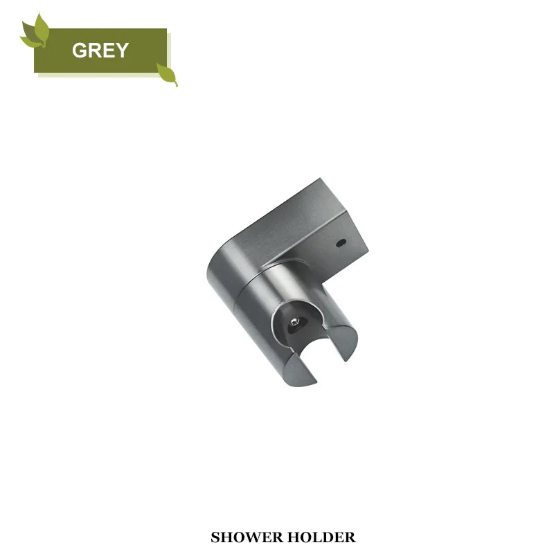 DecorBites™ Gold ABS Shower Head Holder Stand Rotatable Bracket Bathroom Accessories