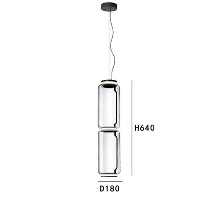 Lámpara colgante LED de cristal DecorBites™: iluminación elegante y moderna para diversos espacios