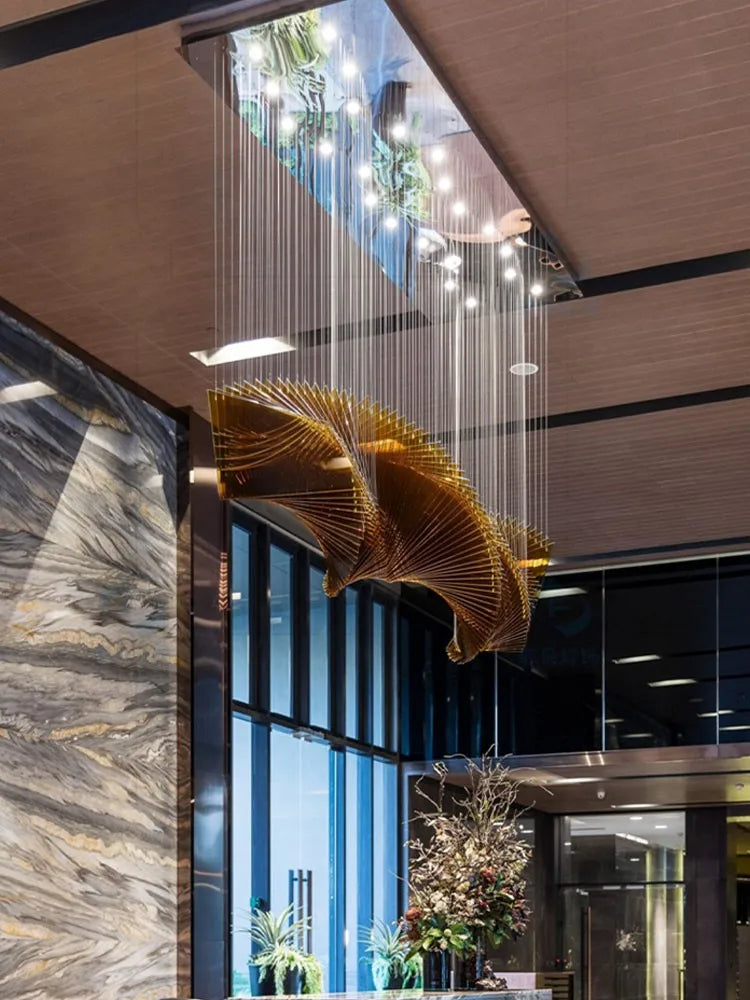 DecorBites™ Designer Chandelier for Dining, Bar, & Hotel Lobby