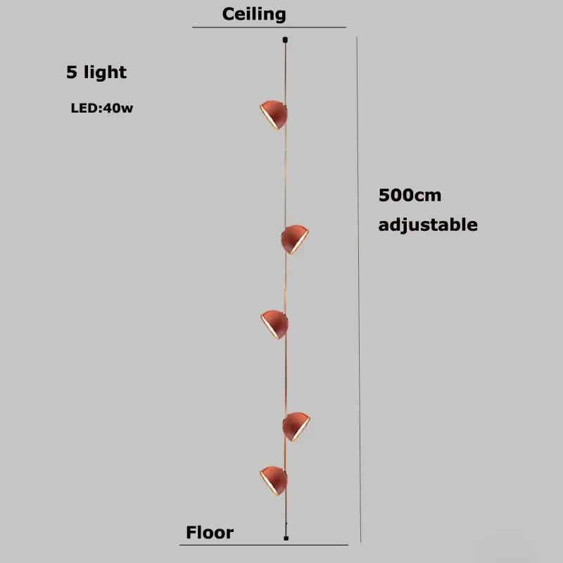 Lámpara colgante tipo candelabro LED DecorBites™ para iluminación interior regulable en la sala de estar