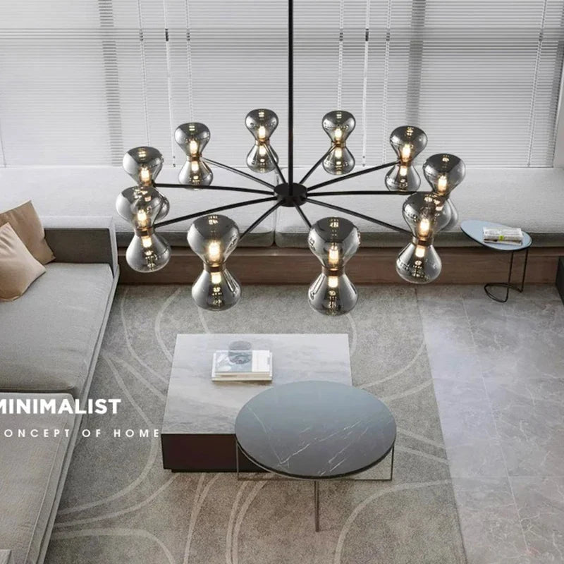 Lámpara de techo colgante LED DecorBites™: Elegante lámpara de techo para dormitorio y sala de estar