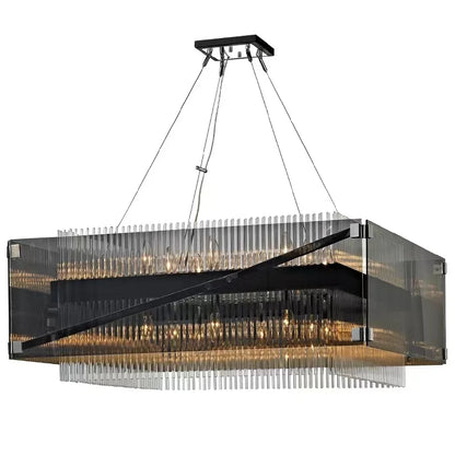 Lámpara de araña colgante de cristal DecorBites™ para una decoración de comedor de lujo