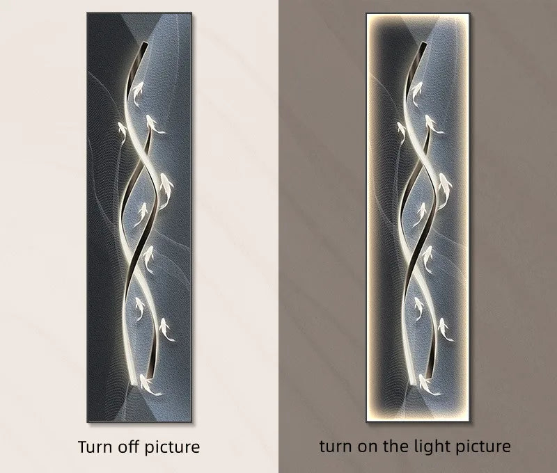 DecorBites™ Dimmi Modern Abstract Wall Lamp for Living Room Bedroom Dining Room