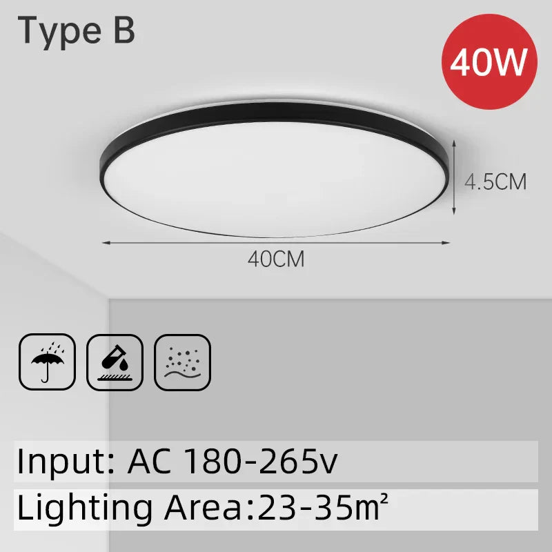 Decorbites™ LED-Deckenleuchter-Paneelleuchte für Heimdekoration und Beleuchtung