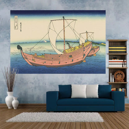 Fugaku Scenery Tapestry for Vintage Wall Art Aesthetic Home Decor by Decobites.