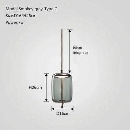 DecorBites™ Glass Chandelier Knot Pendant Lamp for Bedroom Kitchen Dining Room