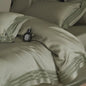 Decobites Luxury Embroidery Wide Edge Bedding Set in Soft Lyocell Fabric