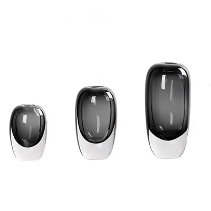 DecorBites™ Crystal Glass Flower Terrarium Vase: Home Decoration & Floral Accessory