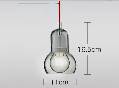 DecorBites™ Glass Pendant Lights Modern Indoor Decoration Ceiling Lamp