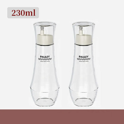 DecorBites™ Glass Seasoning Bottle Set for Cooking: Oil, Vinegar, Soy Sauce, Barbecue Spray