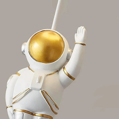 DecorBites™ LED Astronaut Glass Ball Pendant Light for Children's Room