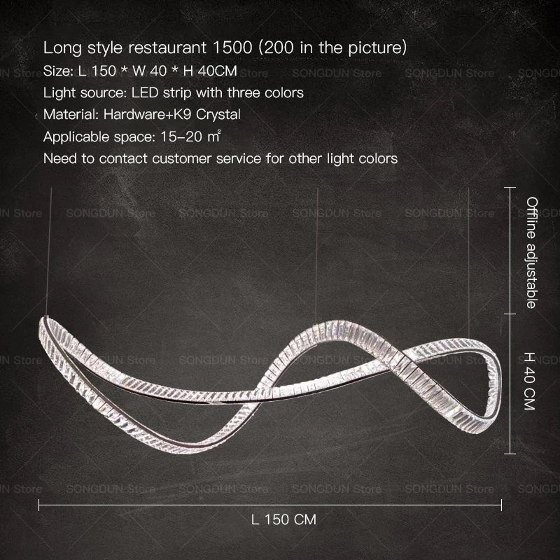 DecorBites™ Crystal Chandelier Luxury Designer Light for Elegant Living Spaces