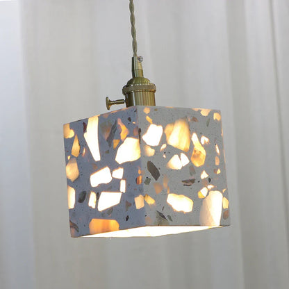 DecorBites™ LED Terrazzo Pendant Lights for Corridor, Bedroom, Living Room - Japanese Style Lighting