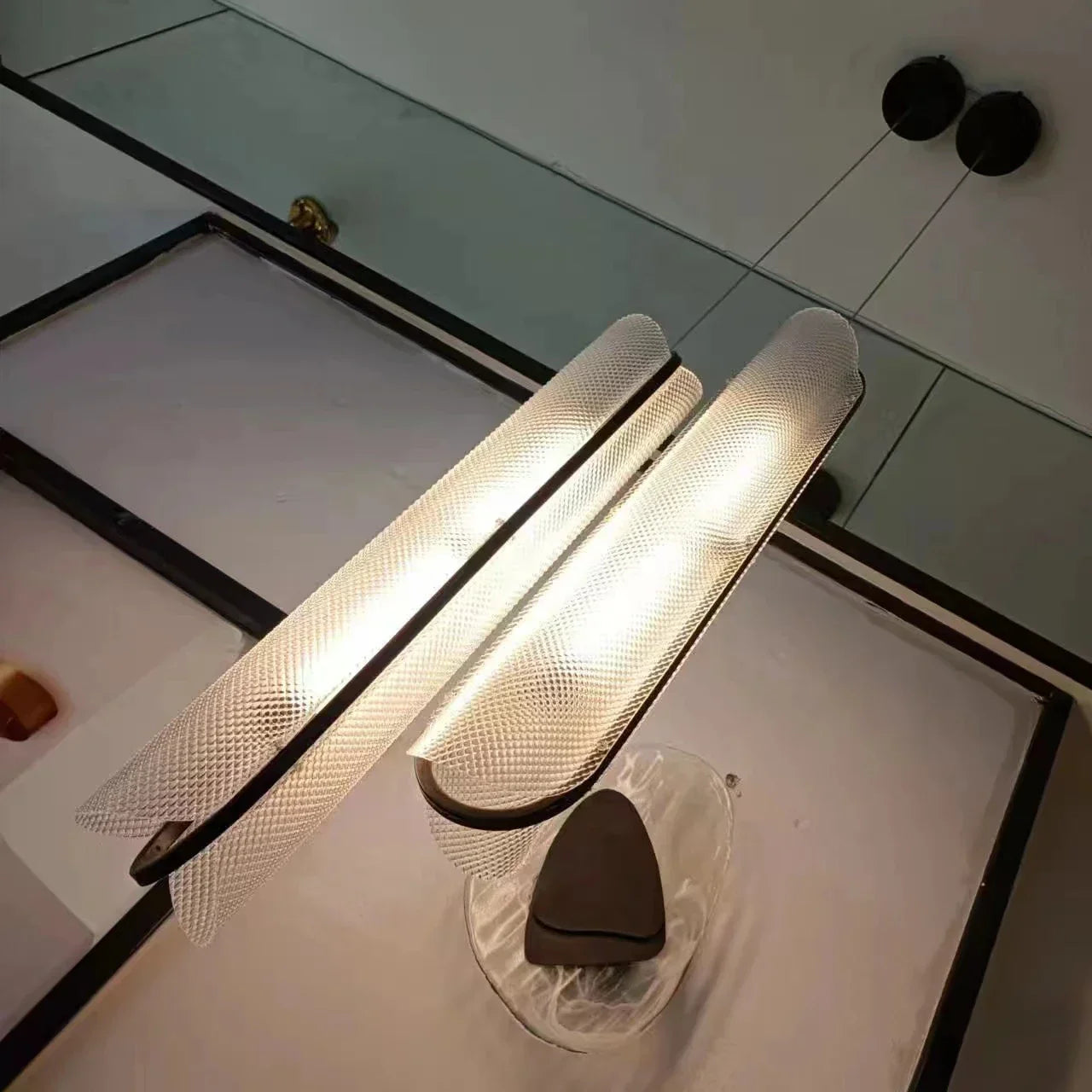 DecorBites™ LED Pendant Lamp: Modern Adjustable Warm Cord Light for Home, Office, and Dining Space