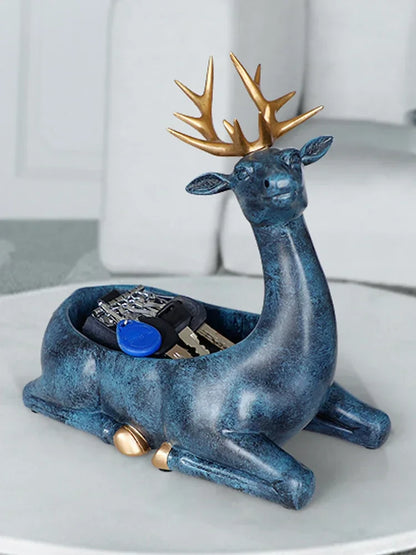 DecorBites™ Elegant Resin Deer Key Storage & Home Decoration Ornaments