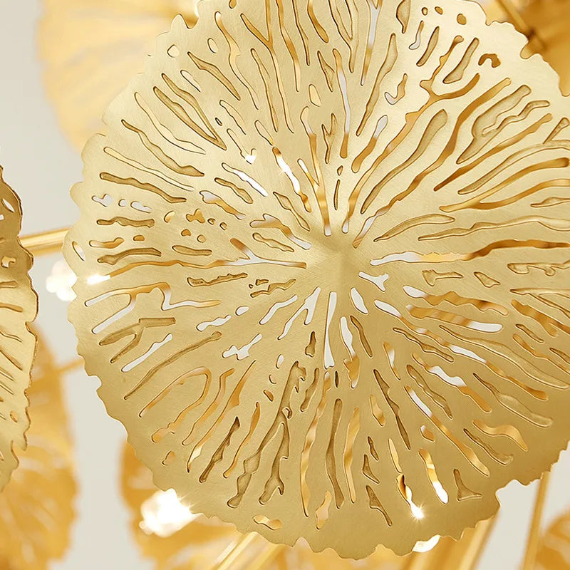 DecorBites™ Industrial Nordic Lotus Leaf Wall Sconce: Retro Loft Style for Home, Hotel, Aisle