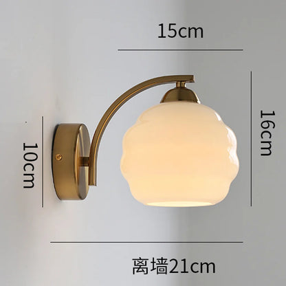 DecorBites™ Glass Wall Lamp: Modern Aisle & Bedroom Wall Lights with Nordic Design
