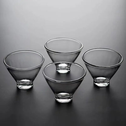 DecorBites™ Japanese Tea Cup Set of Cute Heat-resistant Glass Mugs and Teacups