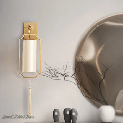 ديكوربايتس™ مصابيح جدارية نحاسية | مصابيح حائط عصرية بسيطة للمنزل والفندق وغرفة المعيشة