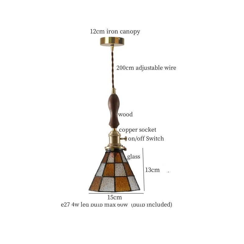 LED Glass Pendant Light