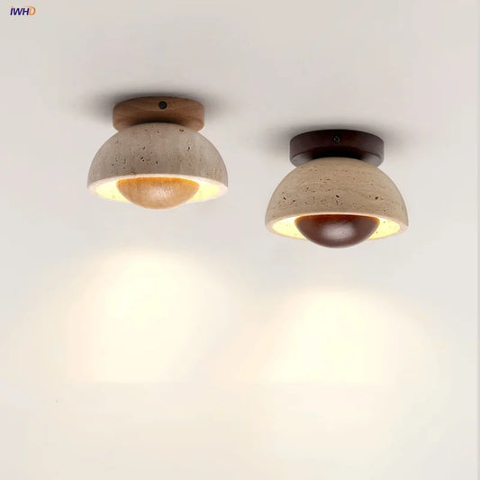 DecorBites™ LED Ceiling Lights Modern Style Balcony Living Room Cave Stone Decor