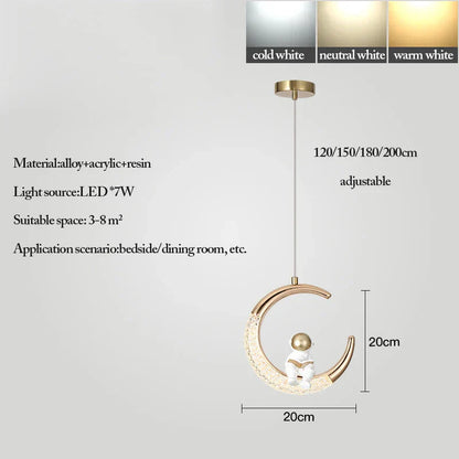 DecorBites™ LED Ring and Moon Lamps Set - Modern Acrylic+Alloy Lighting Collection