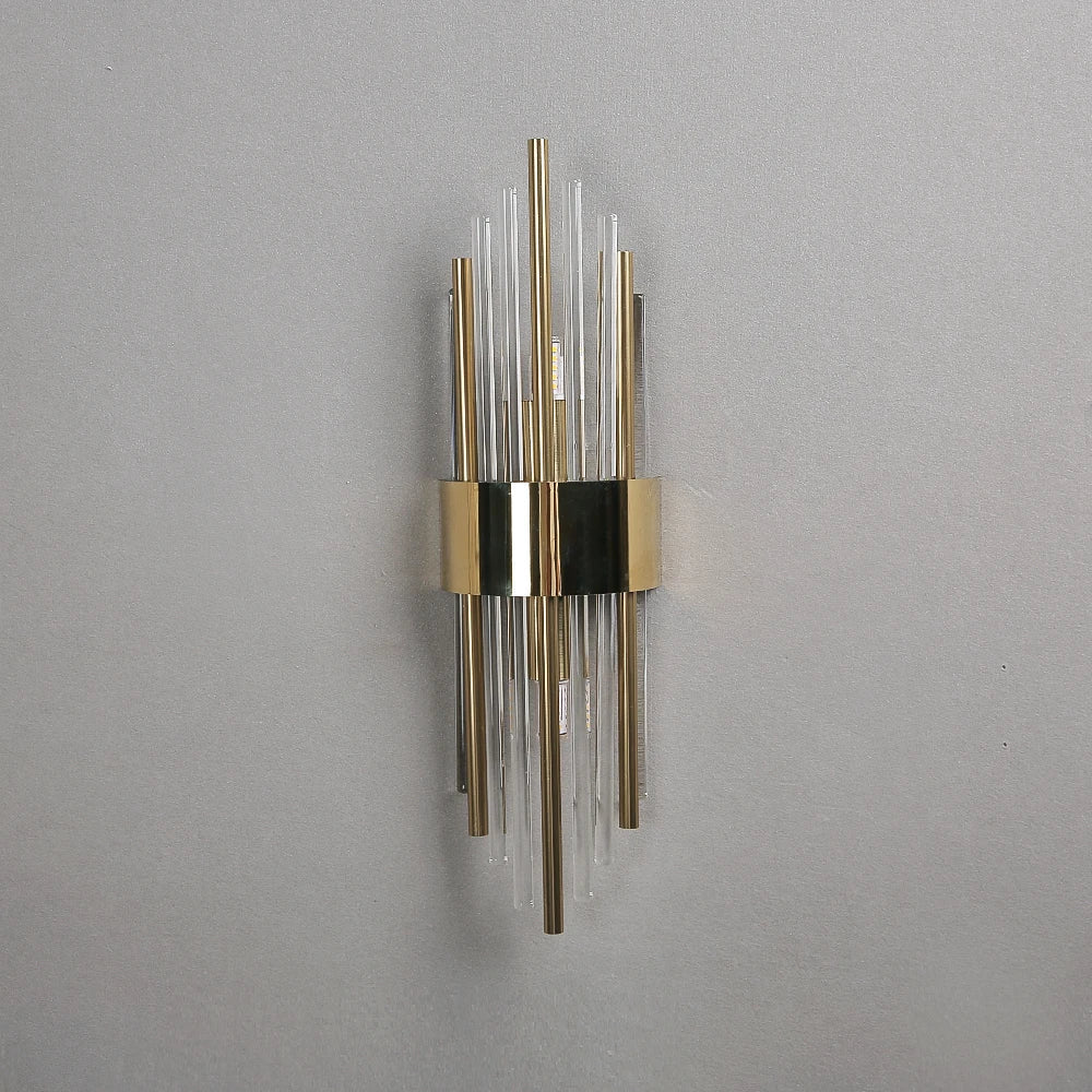 DecorBites™ Crystal Wall Lamp: Elegant Decor for Living Room, Bedroom, or Bedside Fixtures