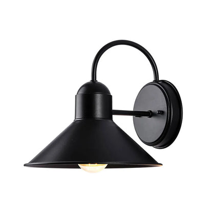 Apliques de pared exteriores DecorBites™ estilo granero negro: resistentes al agua, con casquillo E27