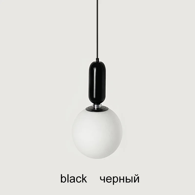 Lámpara de araña LED con bola de cristal DecorBites™ para espacios de vida modernos