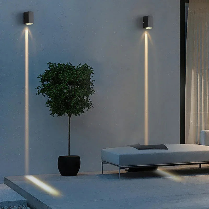 مصباح حائطي مقاوم للماء مصنوع من الألومنيوم من DecorBites™: إضاءة داخلية وخارجية عالية الطاقة