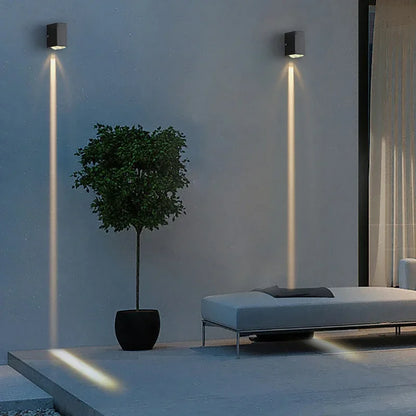 مصباح حائطي مقاوم للماء مصنوع من الألومنيوم من DecorBites™: إضاءة داخلية وخارجية عالية الطاقة