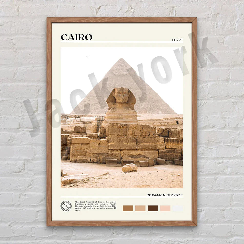 مجموعة ملصقات ديكوربايتس™ للمناظر الطبيعية الأفريقية