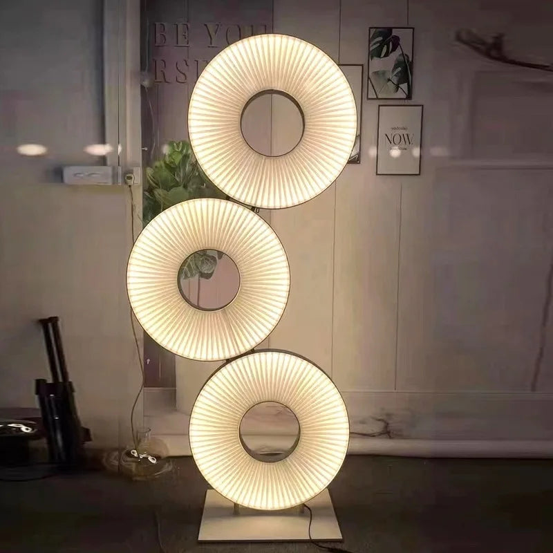 DecorBites™ Donut LED Pendant Light - Modern Minimalist Round Lamp for Bedroom Decor