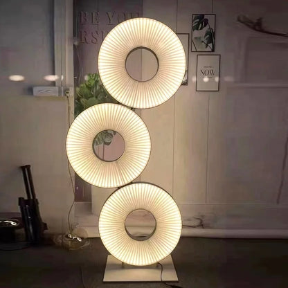 DecorBites™ Donut LED Pendant Light - Modern Minimalist Round Lamp for Bedroom Decor