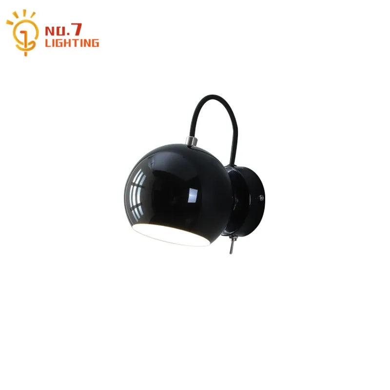 Aplique de pared LED DecorBites™ Cream Wind, apliques minimalistas giratorios de hierro forjado para dormitorio y sala de estar