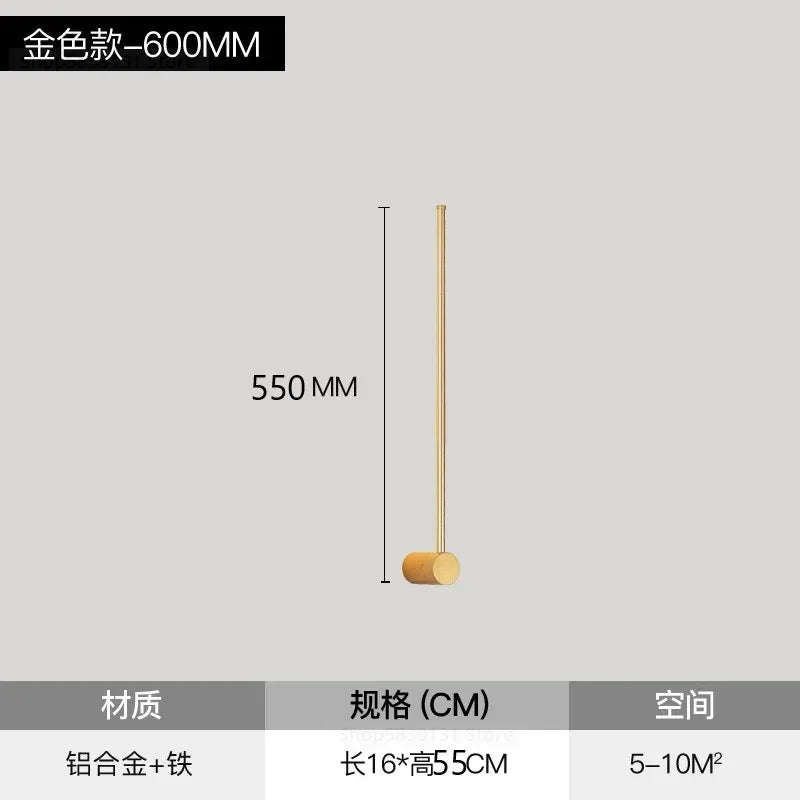 مصابيح الحائط LED من DecorBites™: تصميم عصري على الطراز الشمالي لغرفة المعيشة وغرفة النوم