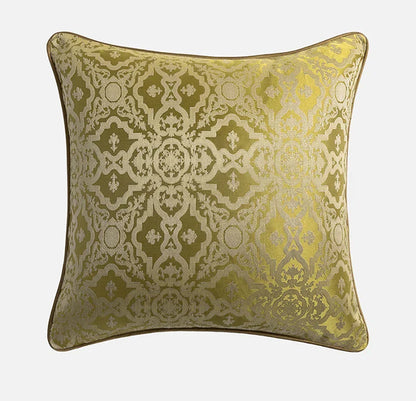 DecorBites™ Baroque Floral Geometry Jacquard Cushion Covers - European Classical Decor, 45x45cm