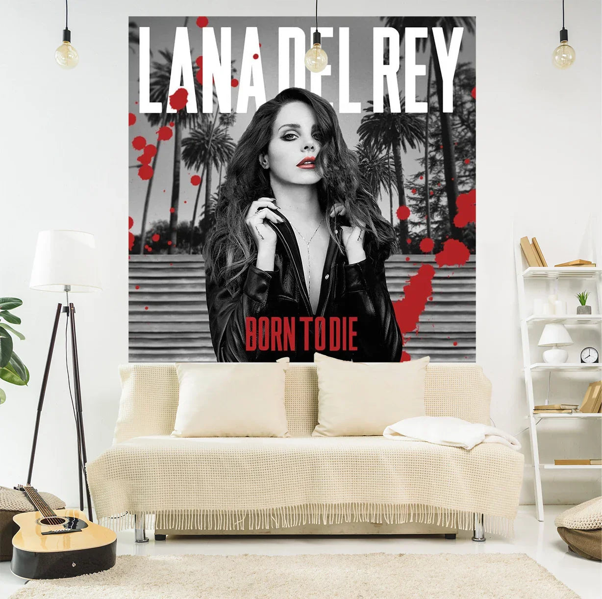 Lana Del Rey Tapestry - Hippie Aesthetic Wall Hanging by Decobites