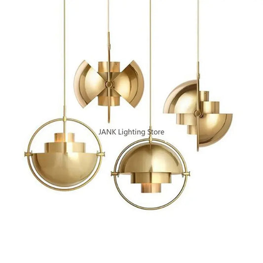 DecorBites™ Iron Deformable Pendant Lamp for Home Decor LED Lighting