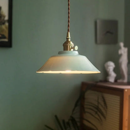 DecorBites™ Ceramic LED Hanging Lamp for Home Decor and Lighting