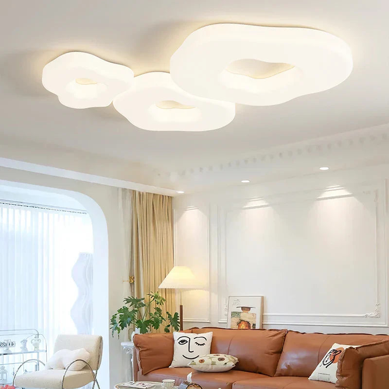 DecorBites™ Cloud Cookie LED Chandeliers Modern Minimalist Children's Room Bedroom Lamp