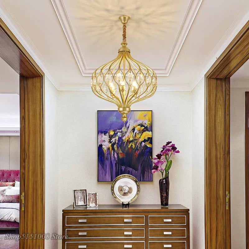 DecorBites™ Art Design Crystal LED Pendant Lights Modern Kitchen Bedroom Decor