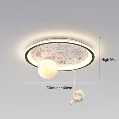Alpo - Space Flush Mount Light Childrens Lighting