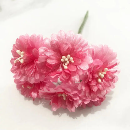 DecorBites™ Paquete de 200 piezas de bayas y estambres de flores de rosa roja mixtas para decoración DIY