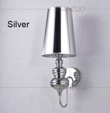 DecorBites™ Guards Wall Lamps: Gold Silver Black White Decor Lighting Fixture for Hotel Home.