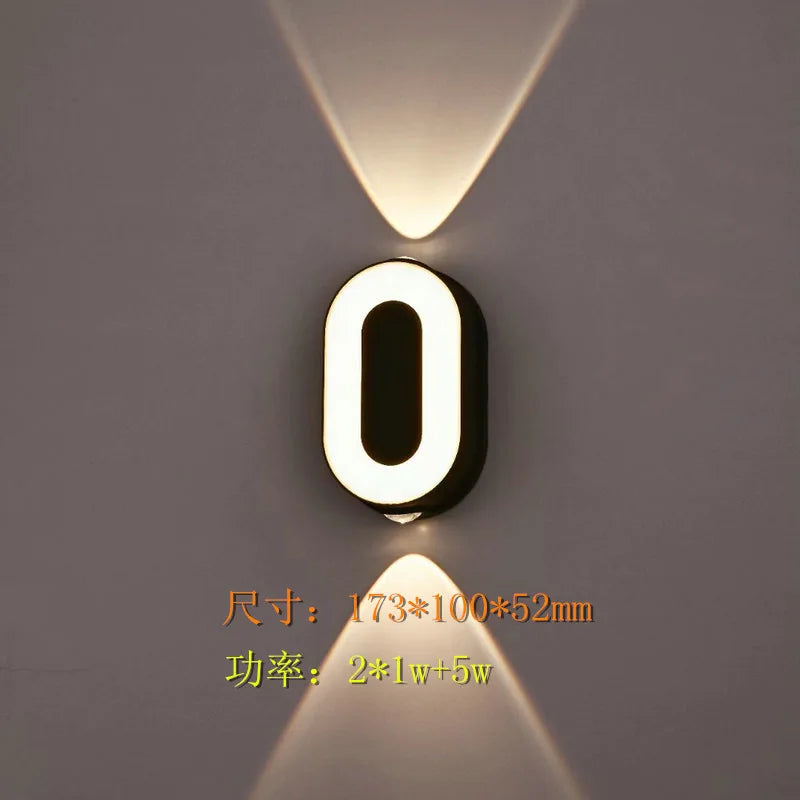 Luces LED con logotipo DecorBites™ | Proyección digital para terraza exterior