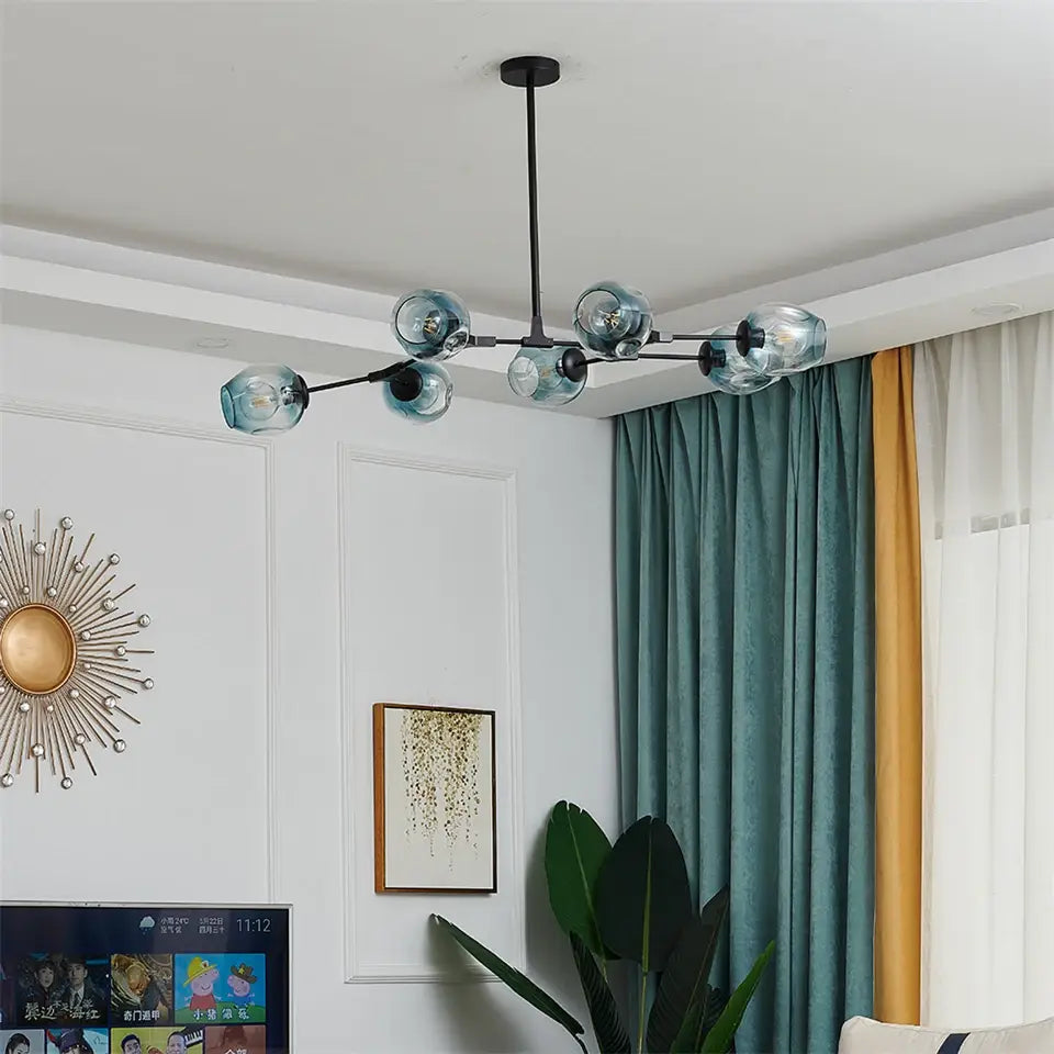 Glass Ball LED Chandelier - Nordic Style