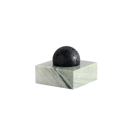 DecorBites™ Lava Rock Stone Diffuser, Marble Base, Luxury Essential Oil Diffusers for Home Offices