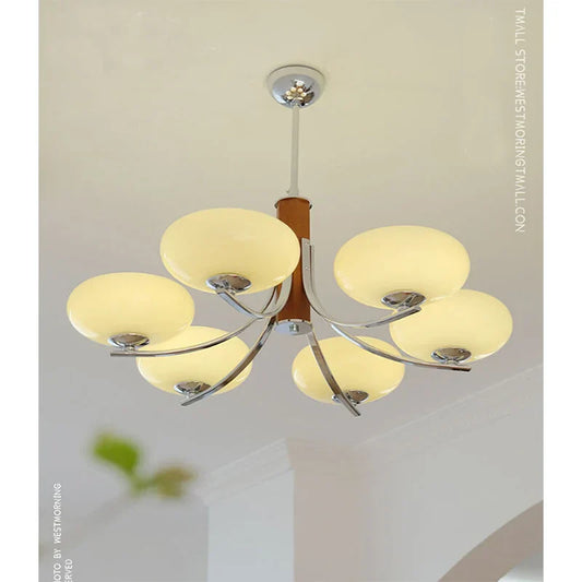 DecorBites™ Glass Chandelier: Bauhaus Art for Living Room, Bedroom, Study, Hall, Restaurant